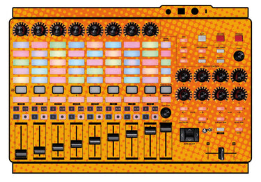 Akai Pro APC 40 MK2 Skin Gradienter Orange